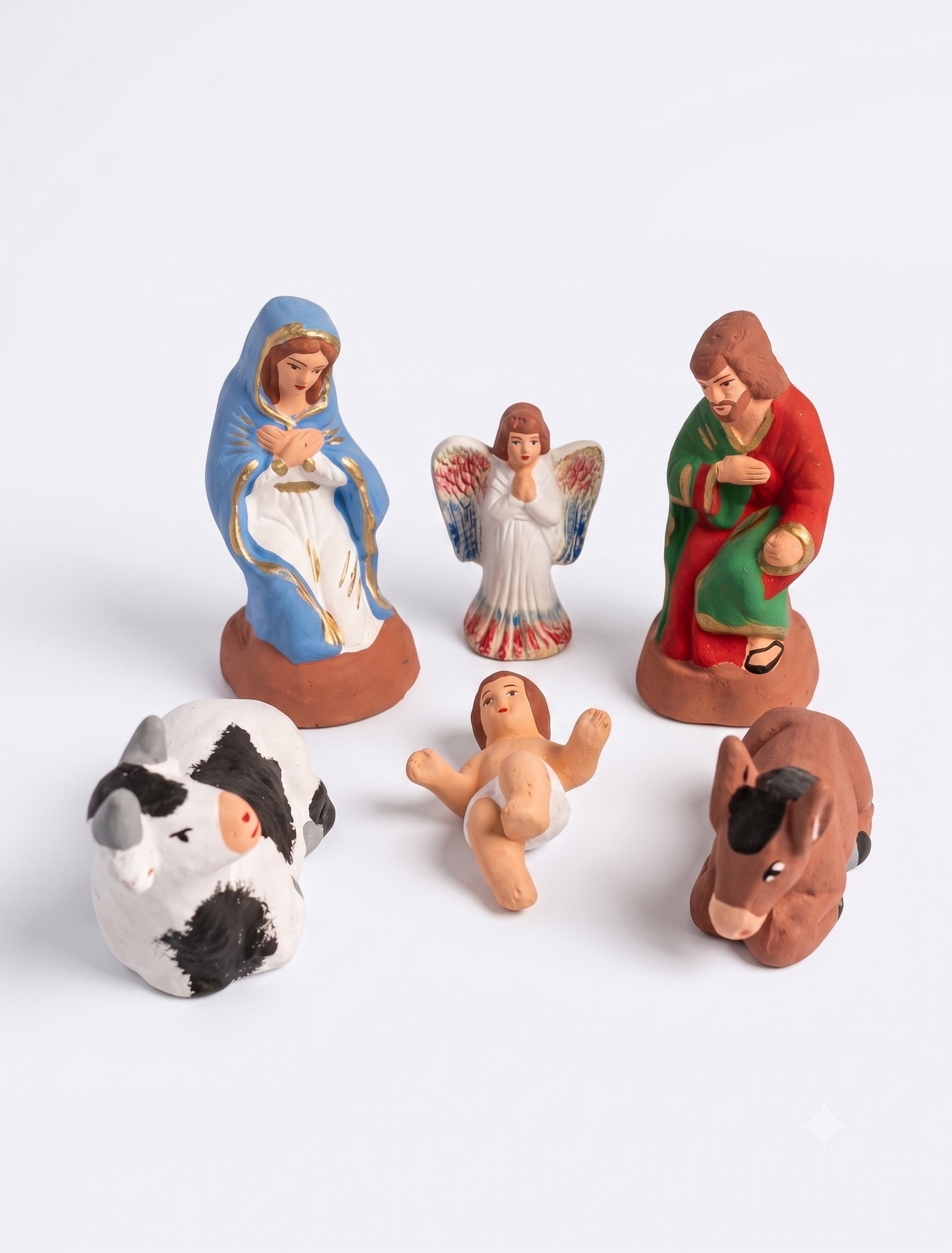 Nacimiento Artesanal Sagrada Familia 6 Piezas 22cm
