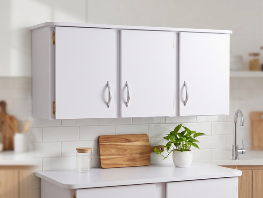 Alacena Aérea Blanca de Formica con 3 Puertas