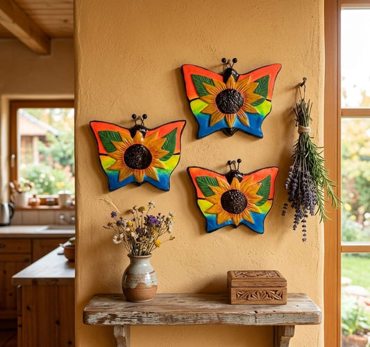 Set 3 Mariposas Girasol Decorativas - vimarq.com | El Salvador2