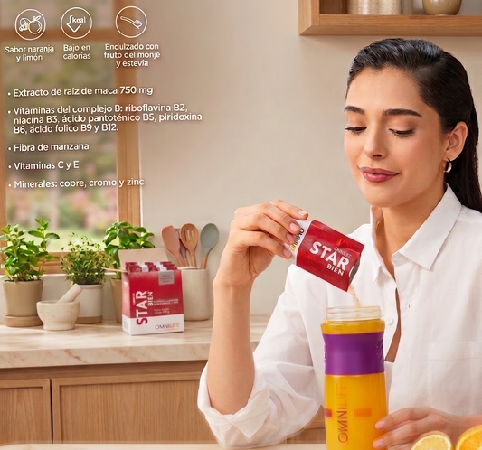 caja-sobres-suplemento-omnilife-star-bien-naranja-limon - vimarq.com | El Salvador2