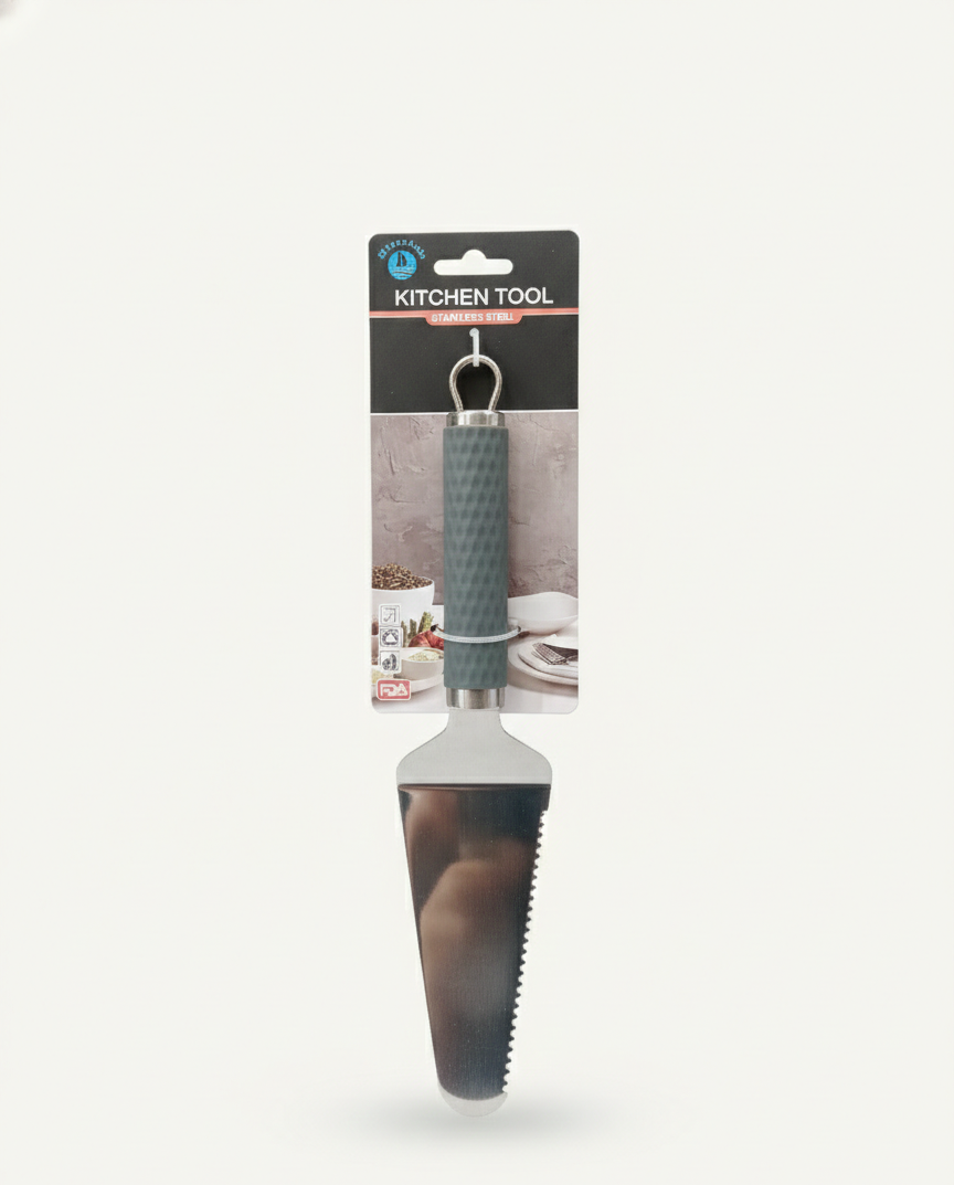 corta-pastel-acero-inoxidable-serrado-hiperasia-vimarq.com | El Salvador