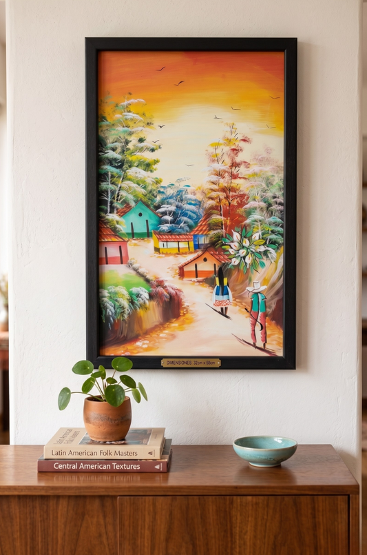 cuadro-decorativo-paisaje-rural-latinoamericano-marco-negro-32x58-51png