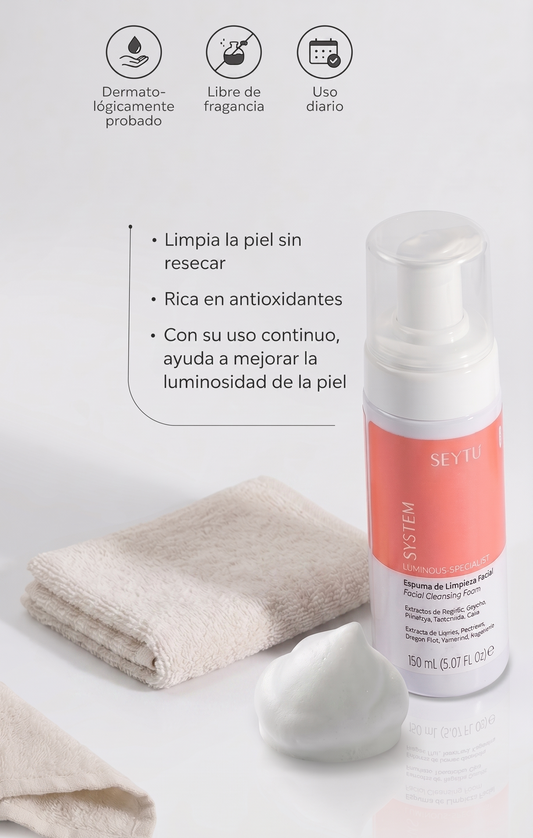 espuma-limpiadora-facial-seytu-luminous-specialist-150ml - vimarq.com | El Salvador2