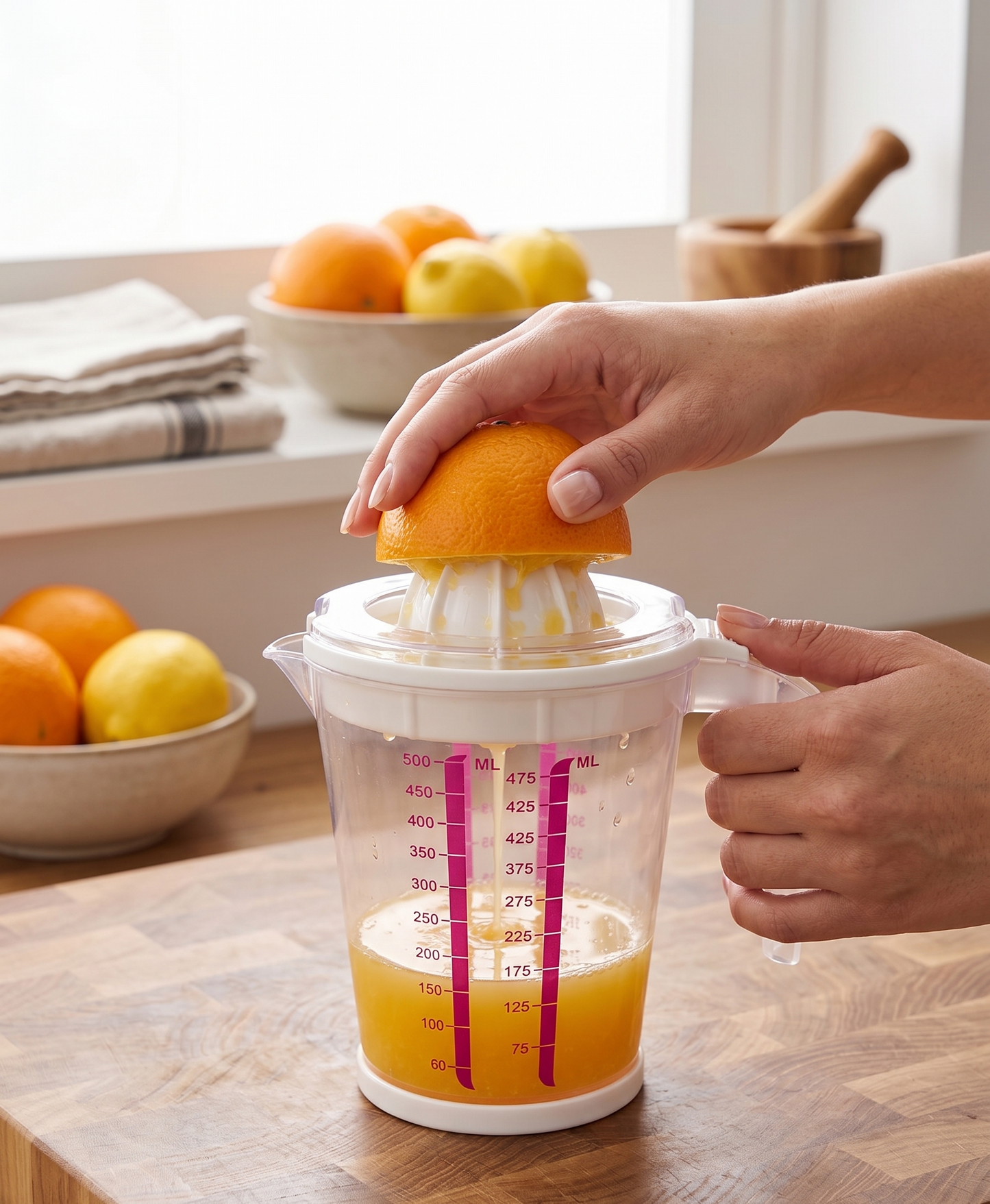 exprimidor-manual-citricos-jarra-medidora-500ml-vimarq - vimarq.com | El Salvador