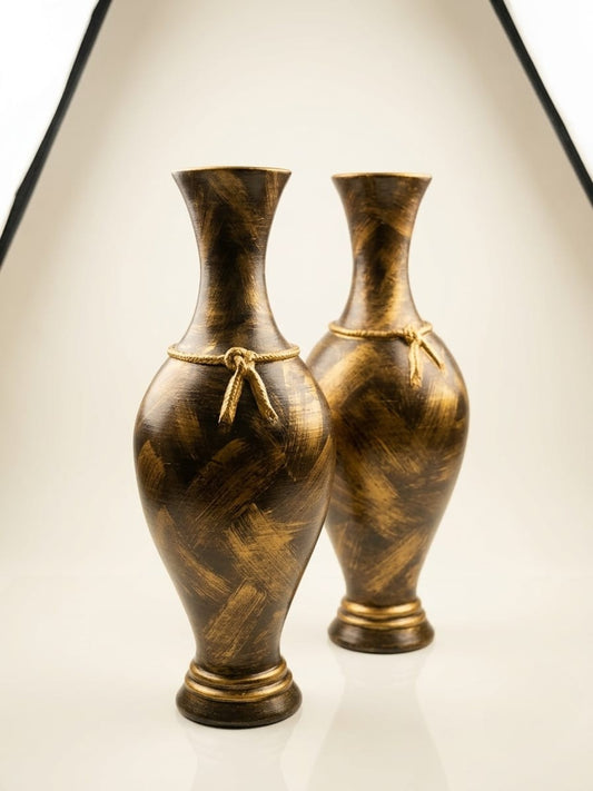 jarron-decorativo-texturizado-negro-dorado-vimarq-com-el-salvador2