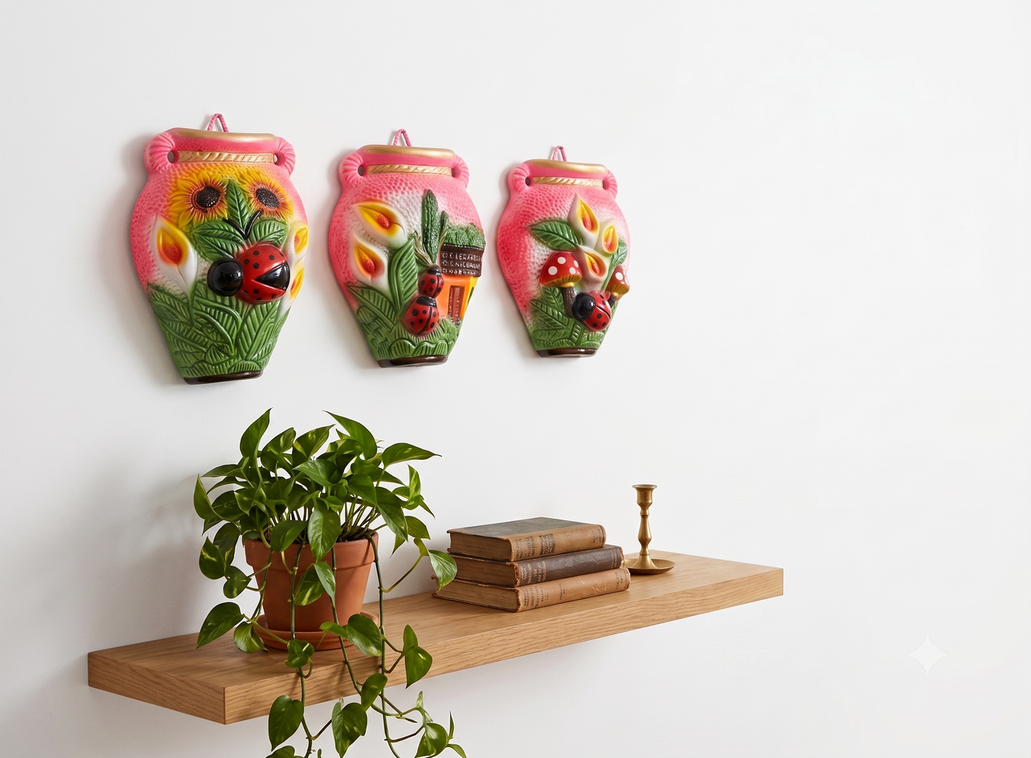 jarron-pared-ceramica-rosa-relieve-vimarq-com-el-salvador3