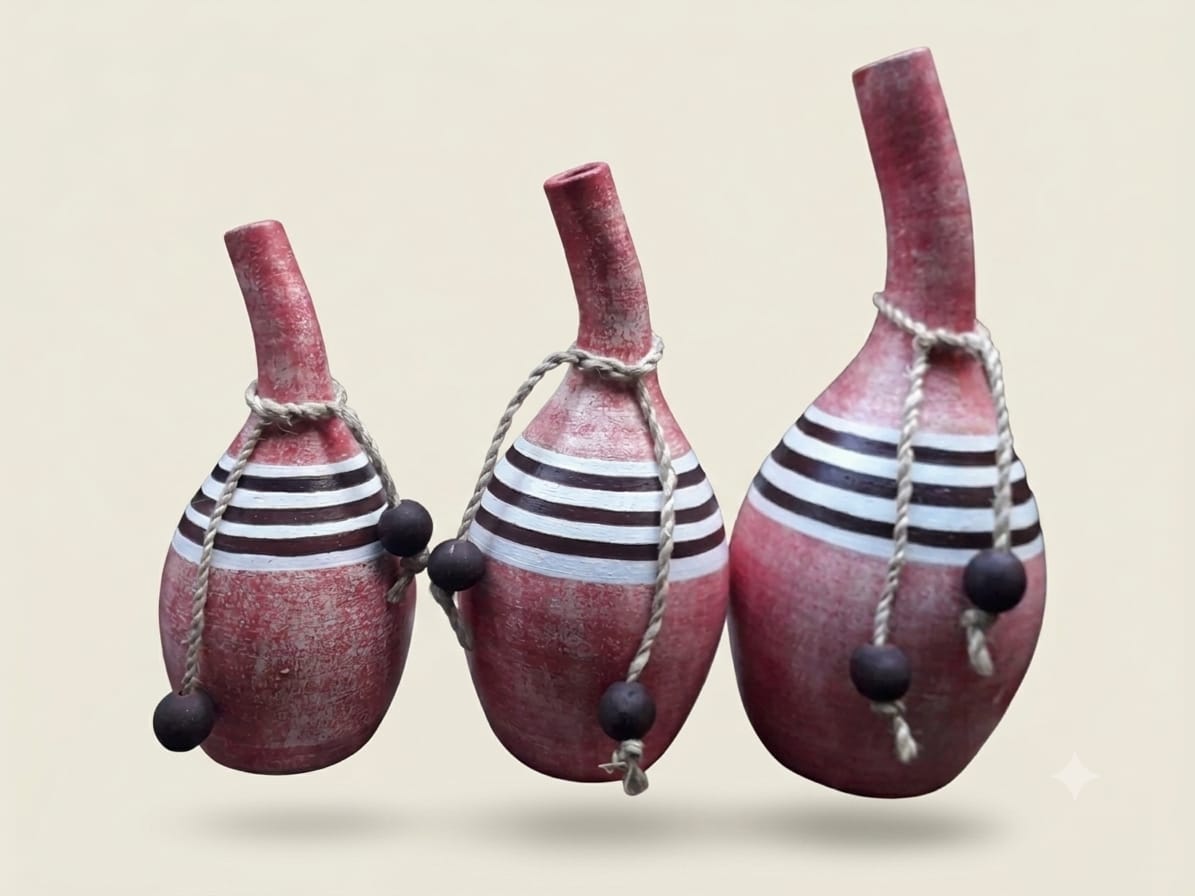 set-3-jarrones-rusticos-cuello-largo-rayas-vimarq-com-El-Salvador