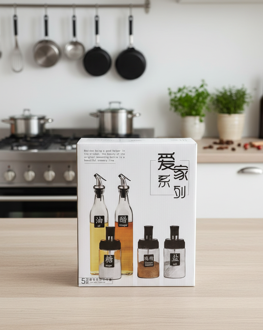 set-aceiteros-especieros-vidrio-5-piezas-vimarq.com-el-salvador