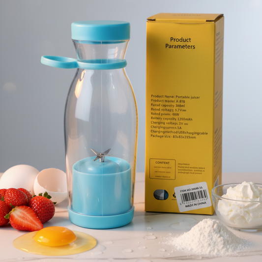 Licuadora Portátil "Mini Juice" Recargable vía USB (380ml)