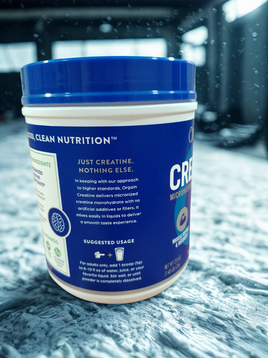 Orgain Creatina Monohidratada Micronizada en Polvo - 135 Servicios (675g)