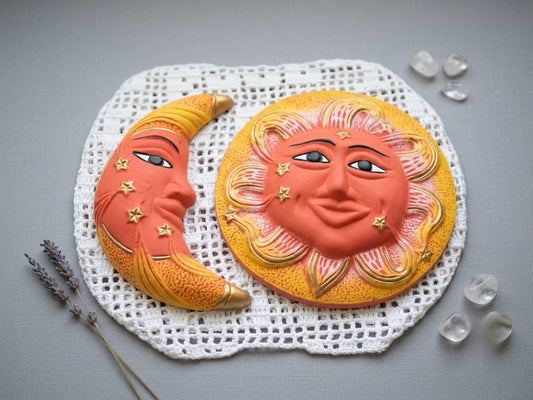 Decoración Sol y Luna Cerámica - vimarq.com | El Salvador2