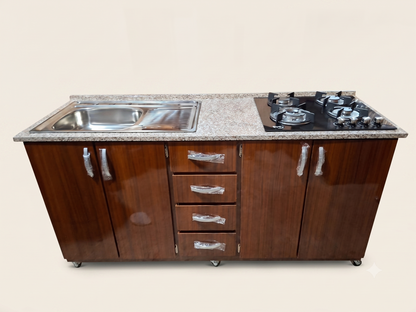 Pantri Moderno Durapanel con Lavatrastos y Parrilla