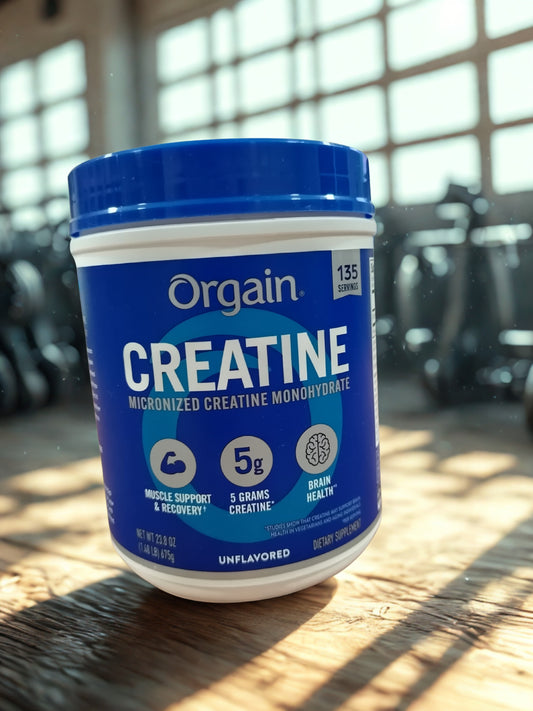 Orgain Creatina Monohidratada Micronizada en Polvo - 135 Servicios (675g) vimarq.com El Salvador