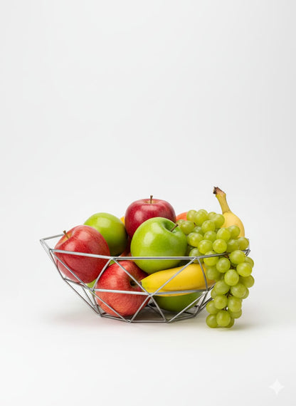 Frutero Geométrico Acero Inoxidable Minimalista | Ventilado | El Salvador