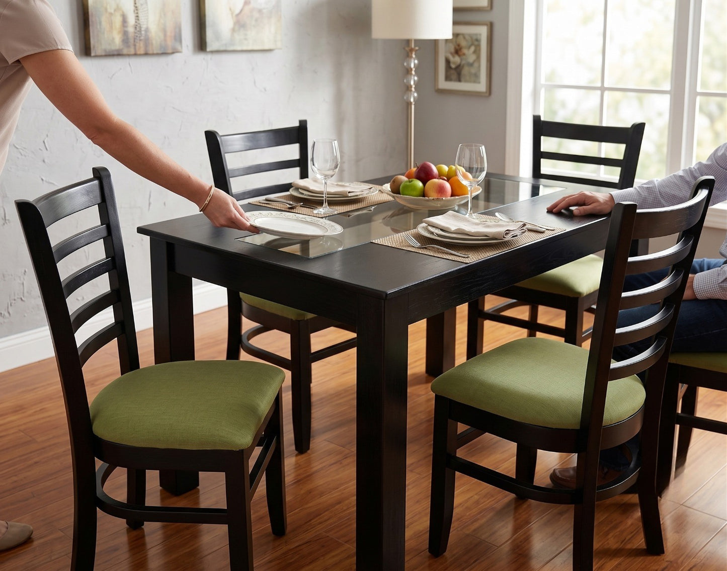 Comedor Moderno de 4 Sillas Rectangular Personalizable