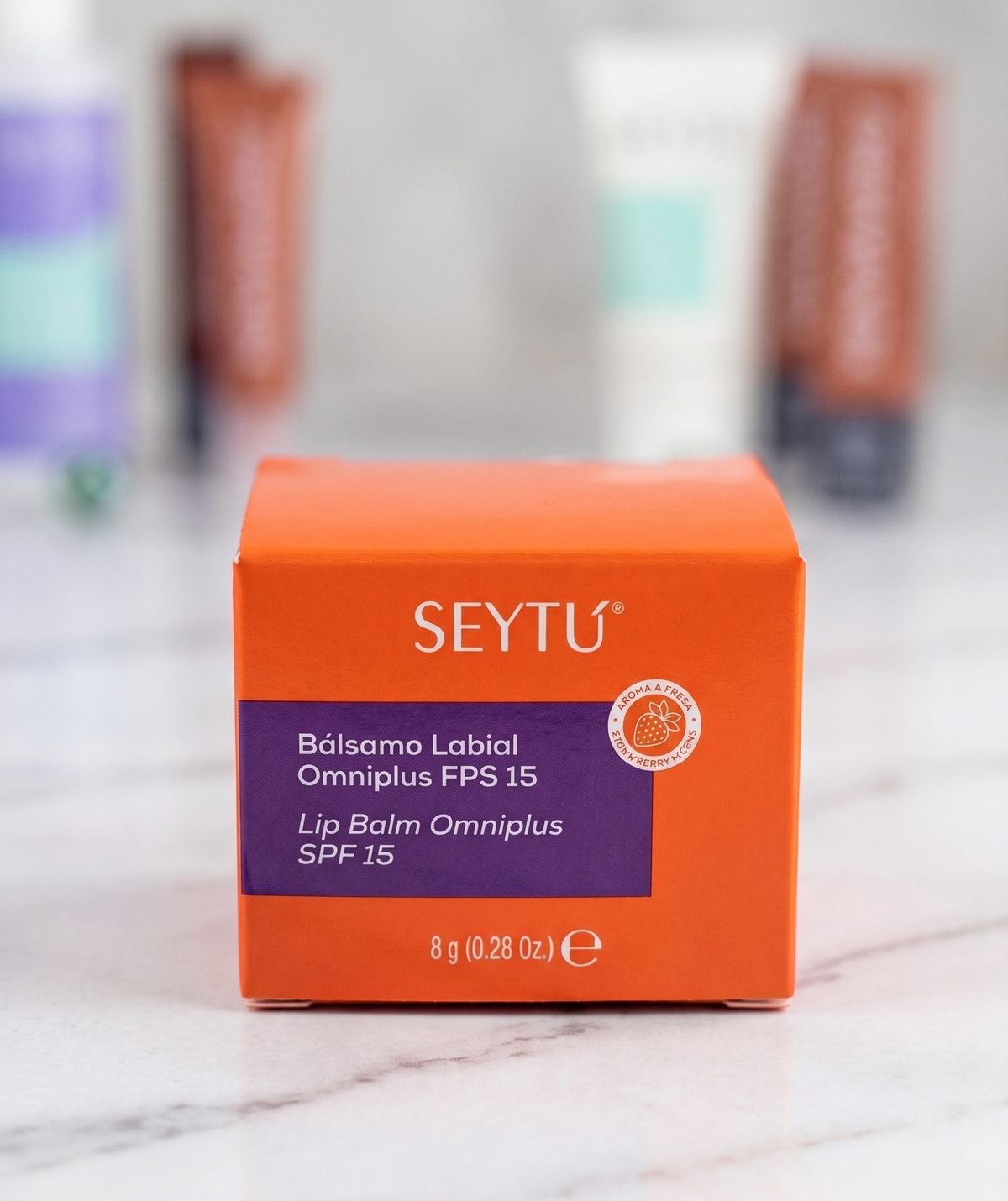 balsamo-labial-seytu-omniplus-fresa-envase-morado - vimarq.com | El Salvador2