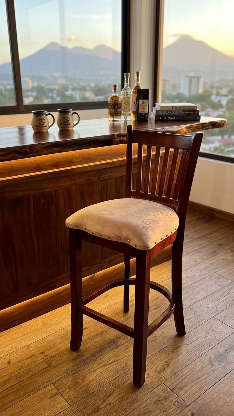 banco-alto-madera-asiento-tapizado-tachuelas