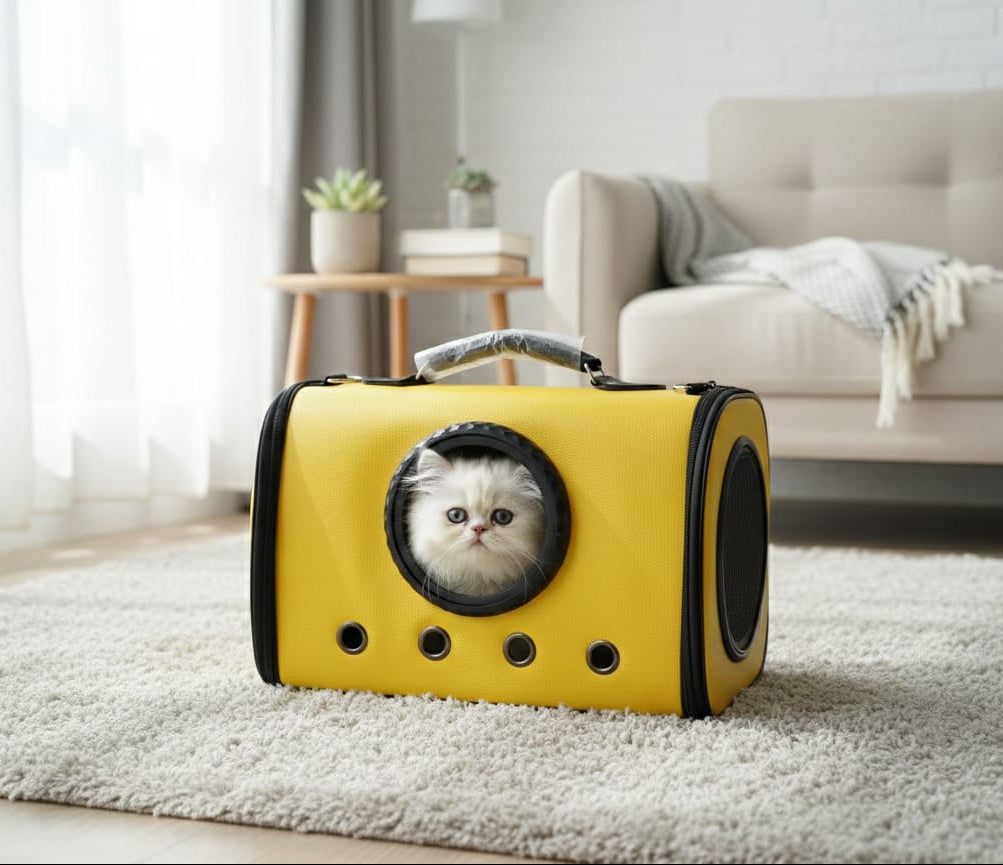 bolso-transportador-mascotas-cuero-amarillo-vimarq-com-el-salvador