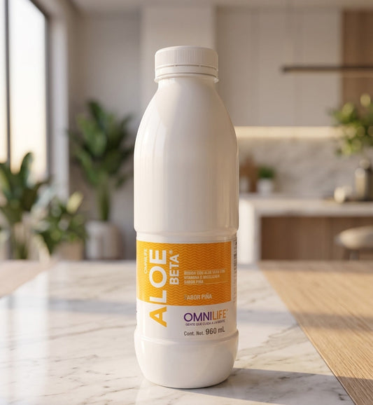 botella-omnilife-aloe-beta-sabor-pina-960ml - vimarq.com | El Salvador 1