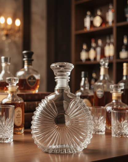 botella-vino-licorera-vidrio-tallado-vimarq.com | El Salvador