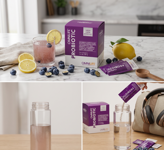 caja-y-preparacion-probiotic-omnilife-limon-arandano-150g - vimarq.com | El Salvador 2