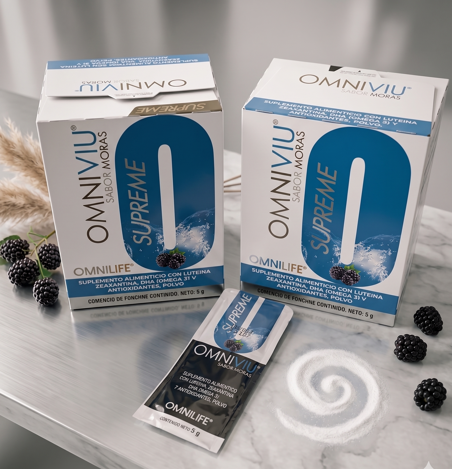 caja-y-sobres-omniviu-supreme-sabor-moras-omnilife - vimarq.com | El Salvador2