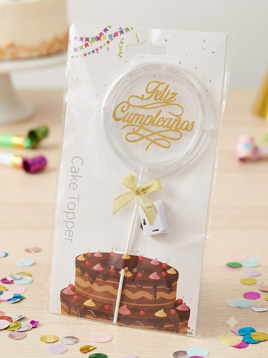 cake-topper-led-feliz-cumpleanos-dorado-transparente - vimarq.com