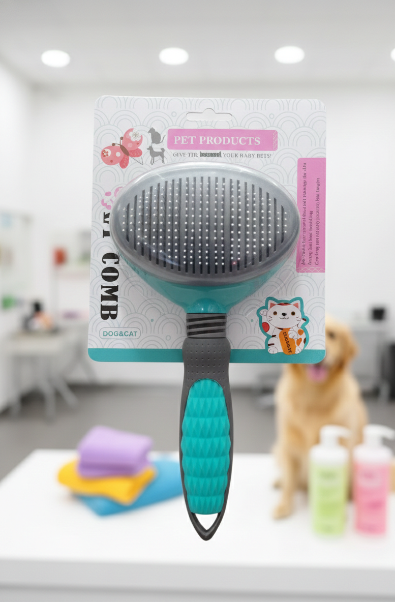 cepillo-autolimpieza-mascotas-dong-da-turquesa-vimarq.com | El Salvador