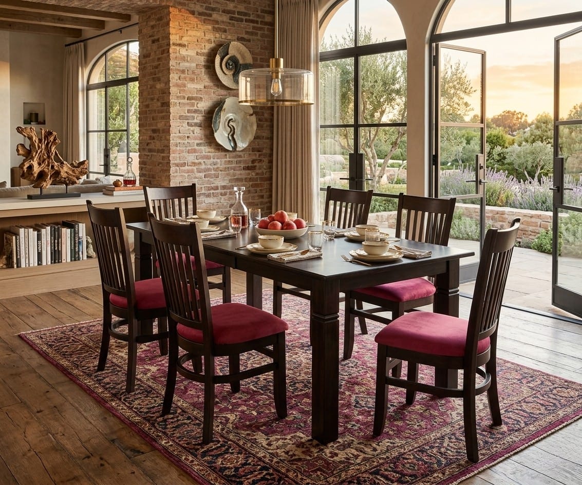 comedor-madera-8-sillas-tapiz-vino-vimarq-com-el-salvador3