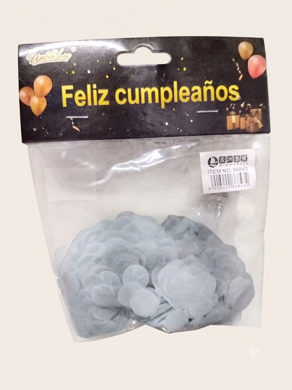 confeti-de-papel-blanco-circular-fiestas-empaque - vimarq.com