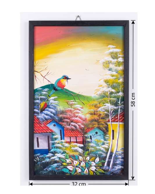 cuadro-decorativo-ave-torogoz-paisaje-campestre-marco-negro-32x58-46png