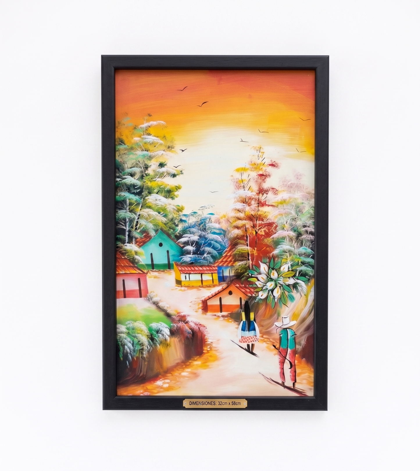 cuadro-decorativo-paisaje-rural-latinoamericano-marco-negro-32x58-51png