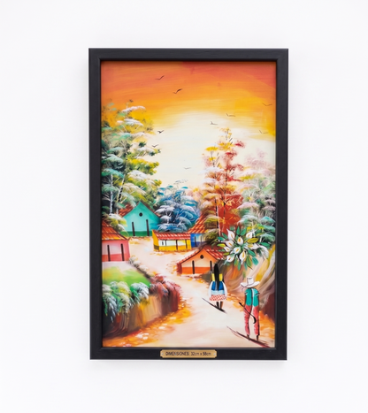 cuadro-decorativo-paisaje-rural-latinoamericano-marco-negro-32x58-51png