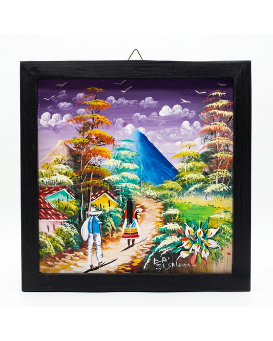 cuadro-decorativo-paisaje-volcan-campesinos-vimarq-el-salvador