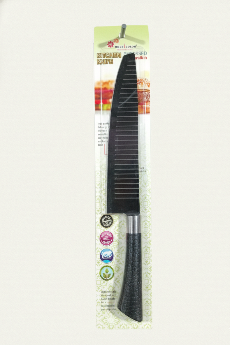 cuchillo-cocina-antiadherente-negro-multicolor-vimarq.com | El Salvador
