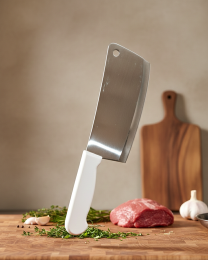 cuchillo-hacha-profesional-mango-blanco-vimarq.com | El Salvador