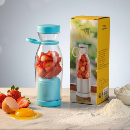 Licuadora Portátil "Mini Juice" Recargable vía USB (380ml)