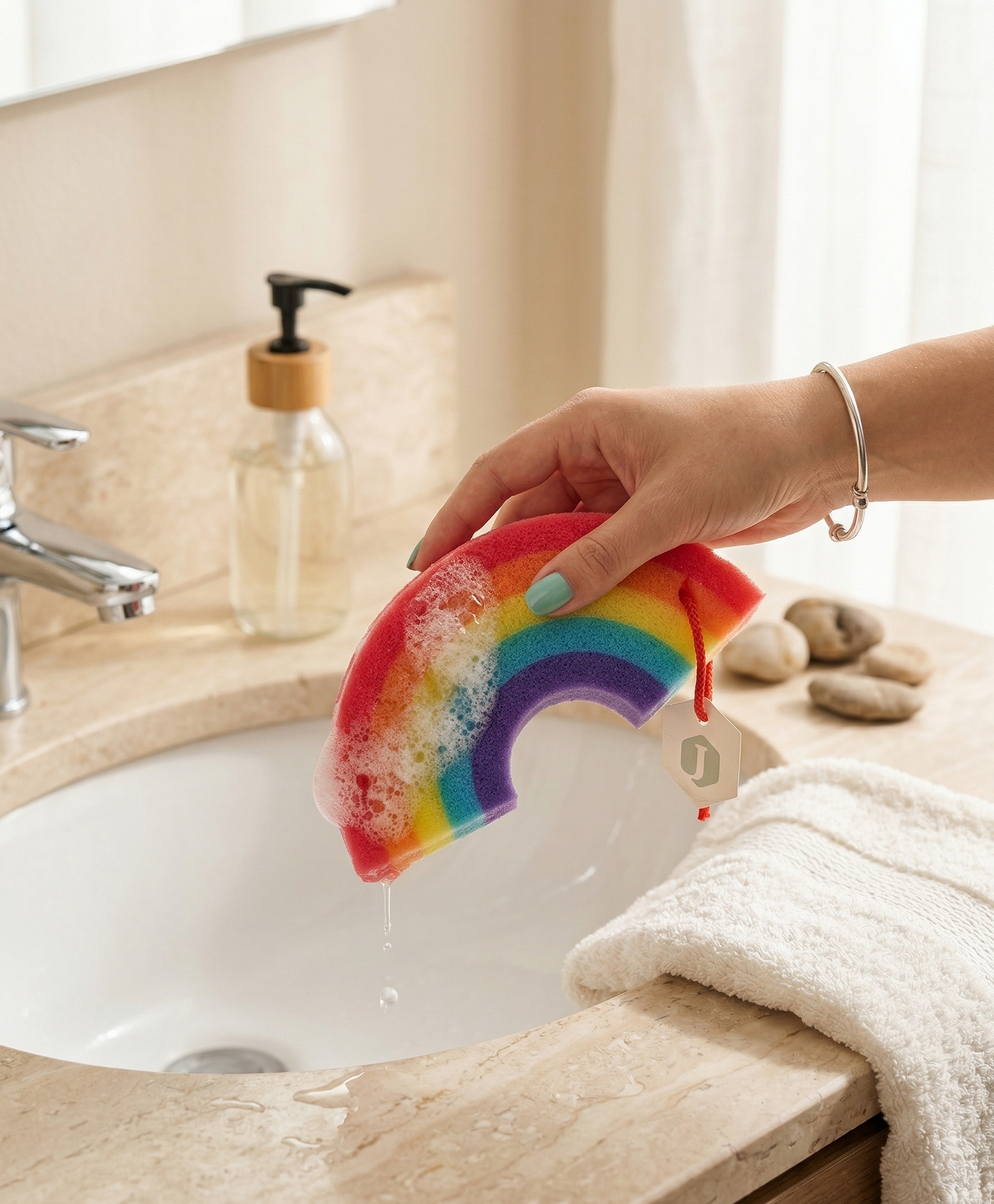 esponja-baño-arcoiris-suave-jienifu-vimarq-com-el-salvador
