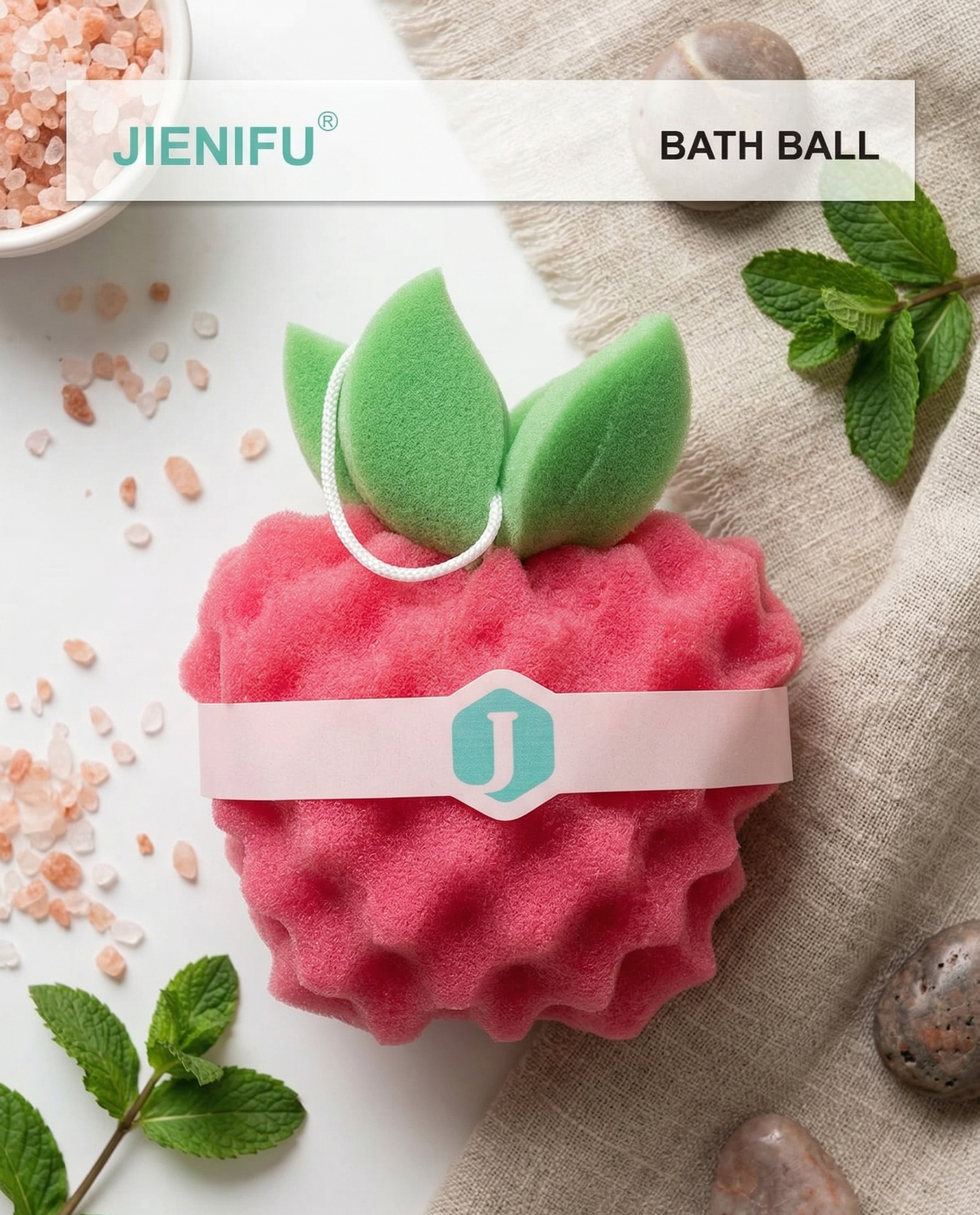 esponja-baño-fresa-suave-jienifu-vimarq-com-el-salvador
