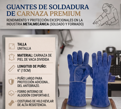 guantes-soldadura-carnaza-azul-premium-refuerzo-palma-vimarq.com | El Salvador