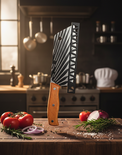 hacha-cocina-decorada-multicolor-acero-inox-vimarq.com | El Salvador