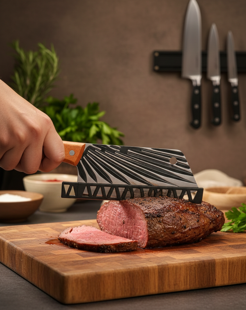 hacha-cocina-decorada-multicolor-acero-inox-vimarq.com | El Salvador