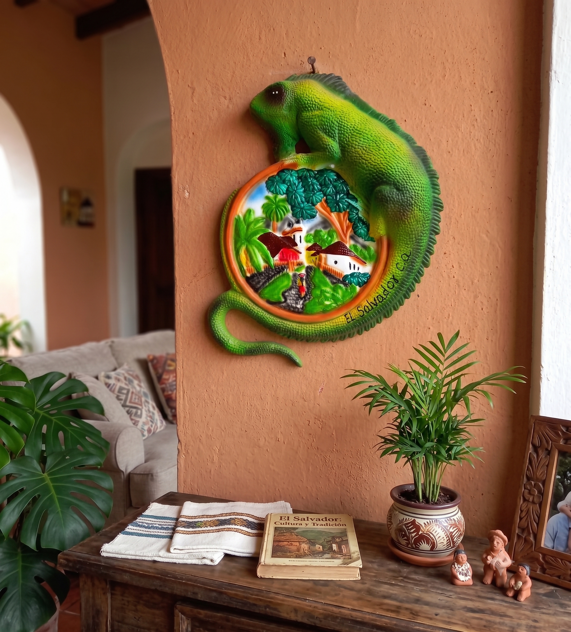 iguana-barro-decorativa-paisaje-vimarq.com-El-Salvador