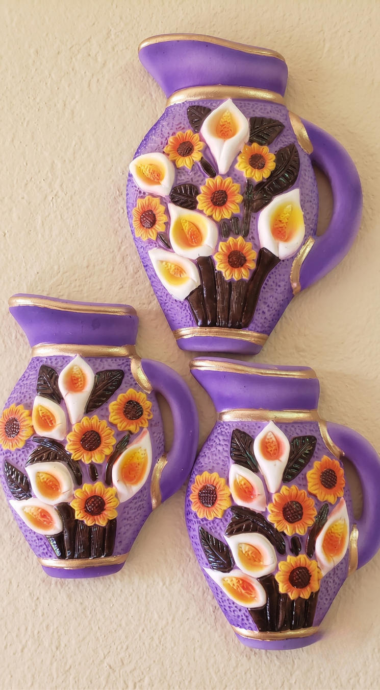 jarras-barro-decorativas-pared-florales-vimarq.com-El-Salvador