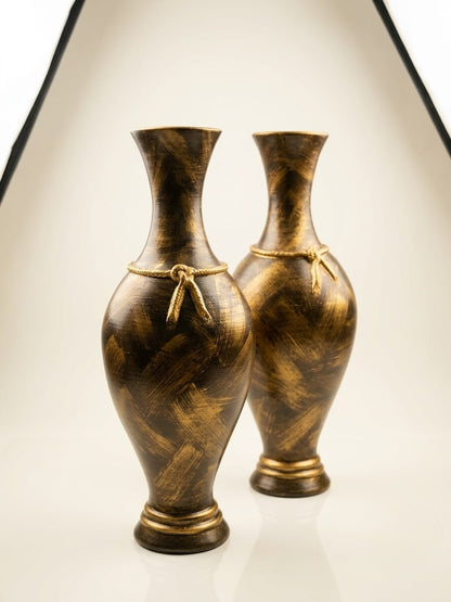 jarron-decorativo-texturizado-negro-dorado-vimarq-com-el-salvador2