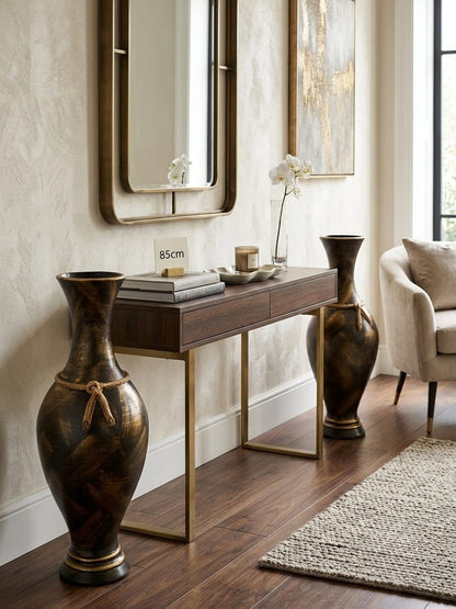 jarron-decorativo-texturizado-negro-dorado-vimarq-com-el-salvador5