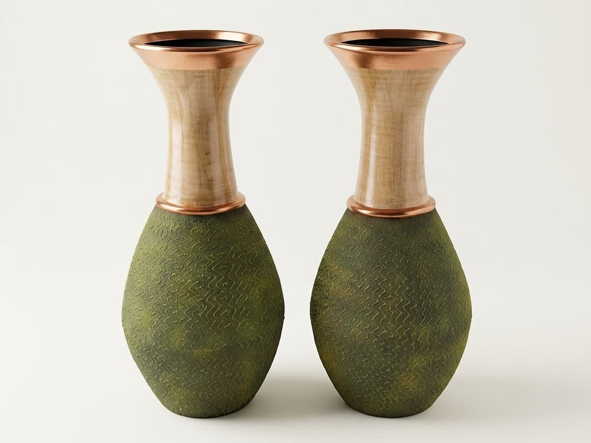 jarron-decorativo-verde-madera-cobre-vimarq-com-el-salvador3