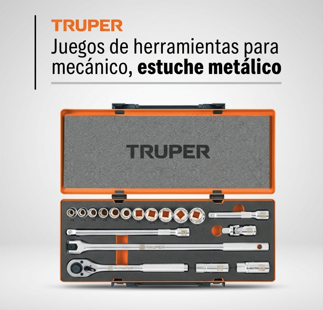 juego-herramientas-mecanico-truper-18-piezas-estuche-metalico - vimarq.com | El Salvador 1