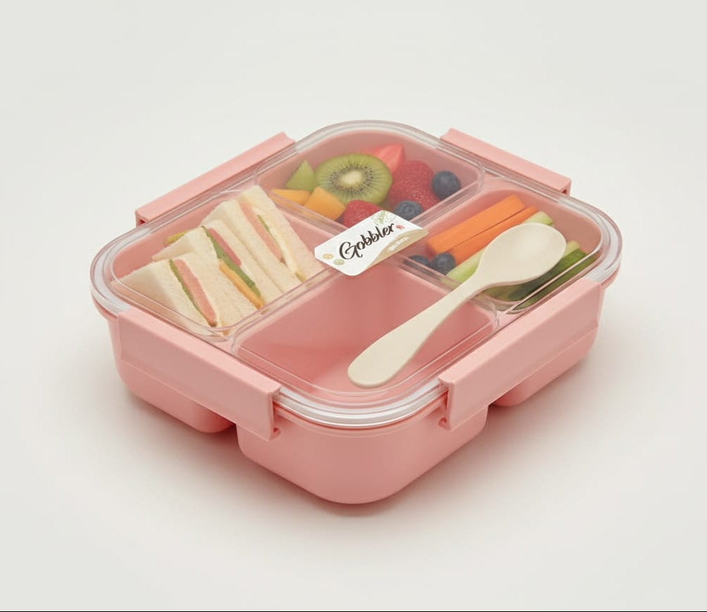 lonchera-bento-rosa-3-divisiones-con-cuchara-vimarq.com | El Salvador