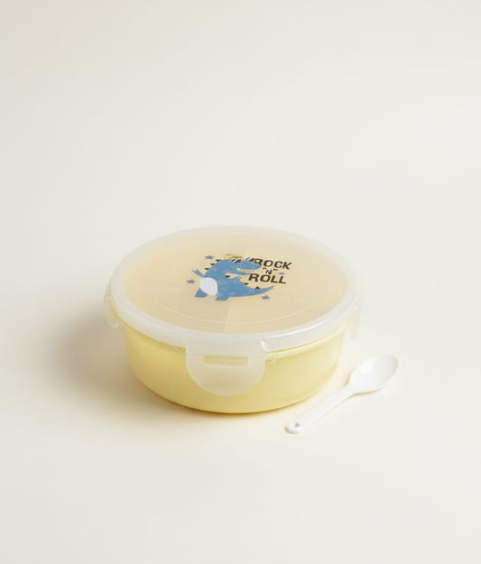 lonchera-redonda-amarilla-dinosaurio-tapa-cerrada-vimarq.com | El Salvador